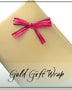 Gold Gift Wrap - Huckle Bee Farms LLC