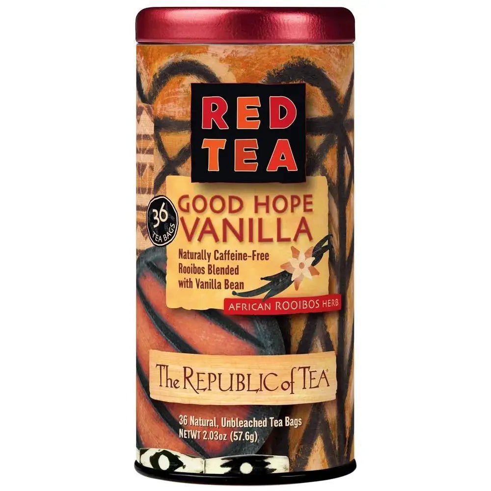 Good Hope Vanilla Red Tea Bags - Tin 36 Tea Bags - Huckle Bee Farms LLC