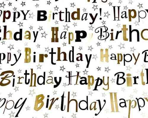 Happy Birthday Gift Wrap - Huckle Bee Farms LLC