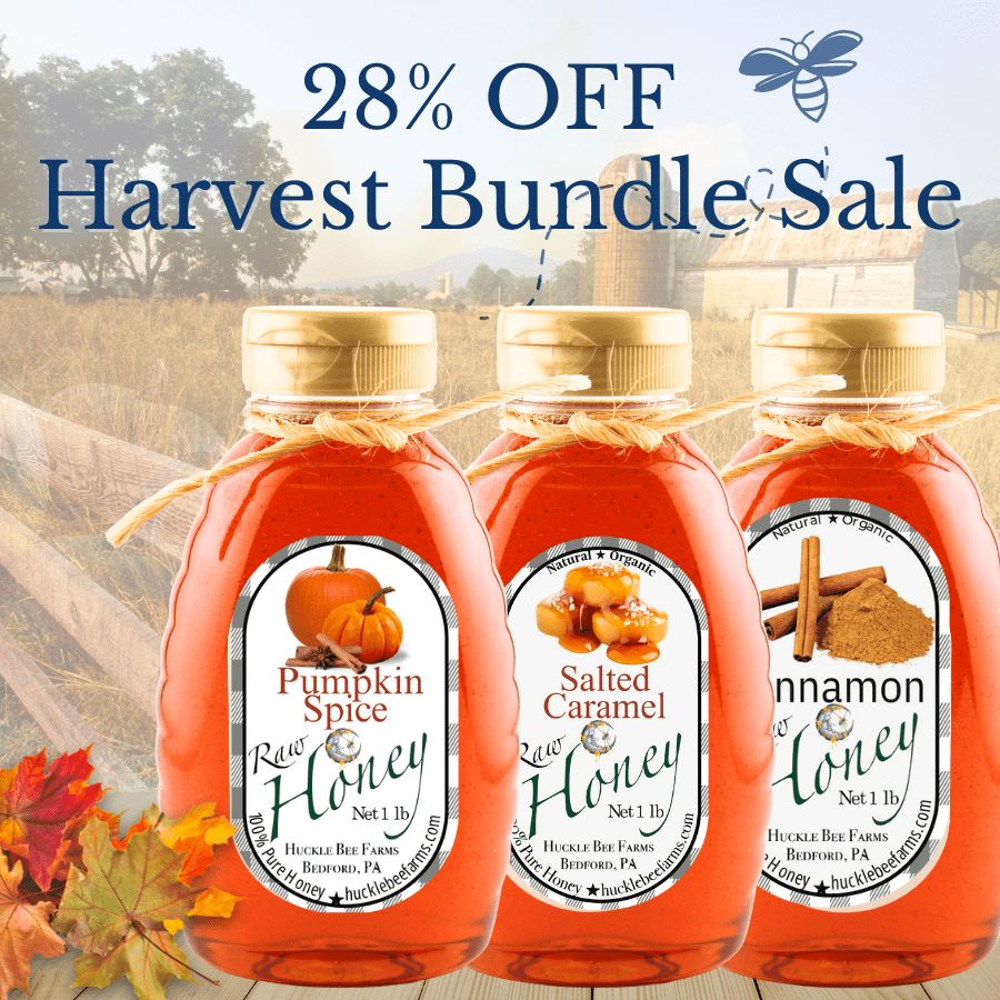 🍁 Harvest Honey Bundle – Pumpkin, Salted Caramel & Cinnamon - Huckle Bee Farms LLC