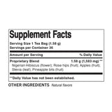 Hibiscus Pineapple Lychee Tea Bags - Tin 36Tea Bags - Huckle Bee Farms LLC