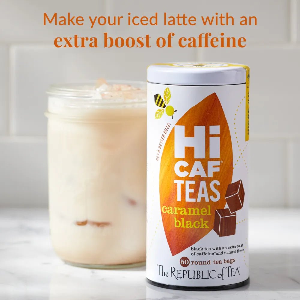 heve エコファーベアJK ミルクティ HiCAF® Caramel Tea: Energy Boost Tea by Huckle Bee Farms