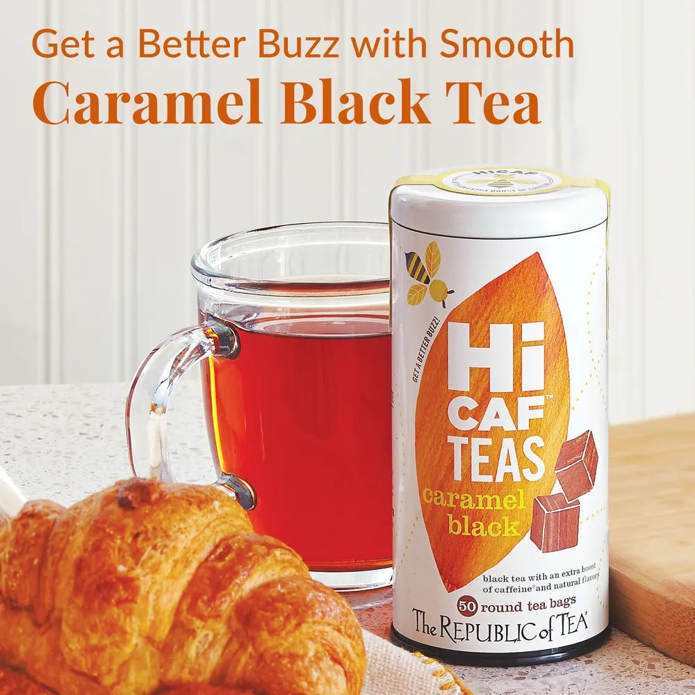 HiCAF® Caramel Black Tea Bags - 50 Tea Bags - Huckle Bee Farms LLC