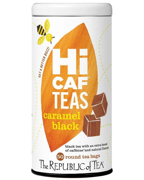 HiCAF® Caramel Black Tea Bags - 50 Tea Bags - Huckle Bee Farms LLC