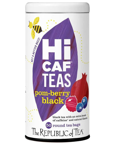 HiCAF® Pom - berry Black Tea Bags - 50 Tea Bags - Huckle Bee Farms LLC
