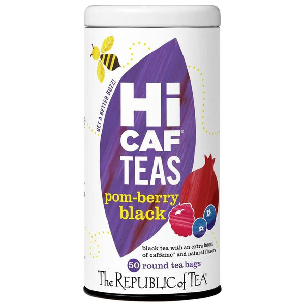HiCAF® Pom - berry Black Tea Bags - 50 Tea Bags - Huckle Bee Farms LLC