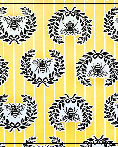 Honey Bee Gift Wrap - Huckle Bee Farms LLC