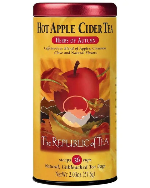 🍎 Hot Apple Cider Tea Bags 🍎 - Tin 36 Tea Bags - Huckle Bee Farms LLC