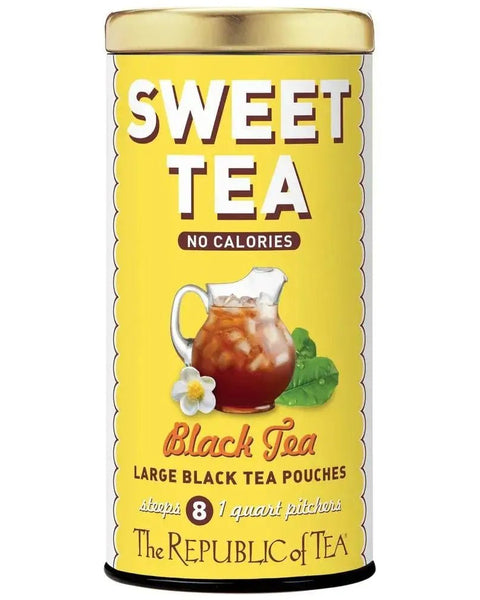 Keto - Friendly Sweet Black Iced Tea - 8 Pouches - Huckle Bee Farms LLC