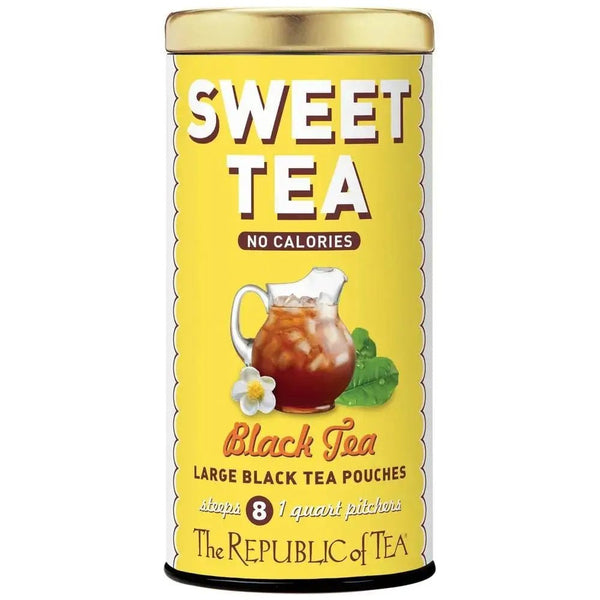 Keto - Friendly Sweet Black Iced Tea - 8 Pouches - Huckle Bee Farms LLC