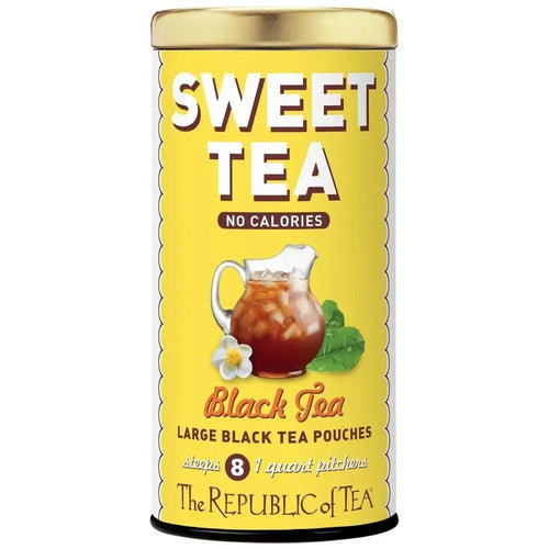 Keto - Friendly Sweet Black Iced Tea - 8 Pouches - Huckle Bee Farms LLC