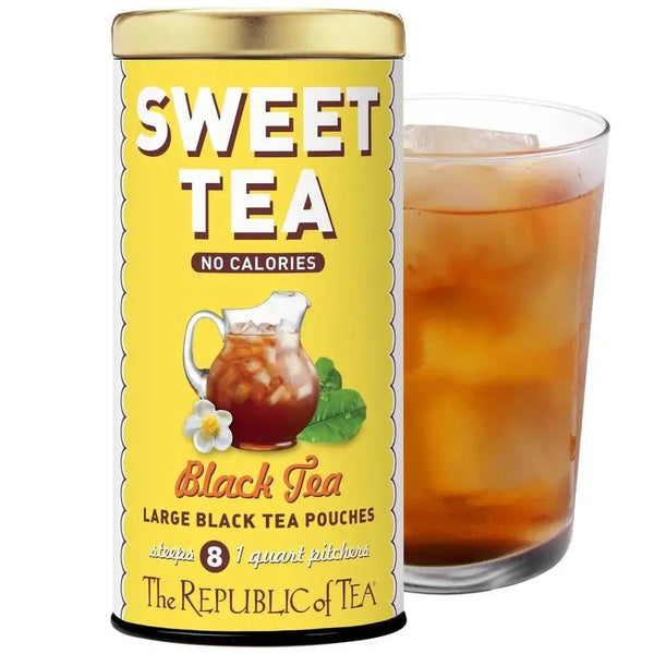 Keto - Friendly Sweet Black Iced Tea - 8 Pouches - Huckle Bee Farms LLC