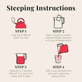 Keto - Friendly Sweet Hibiscus Lemonade Herbal Tea - 8 Pouches - Huckle Bee Farms LLC