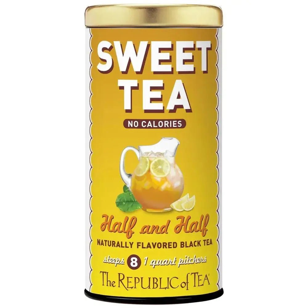 Keto - Friendly Sweet Tea Half and Half Black Tea & Lemonade - 8 Pouches - Huckle Bee Farms LLC