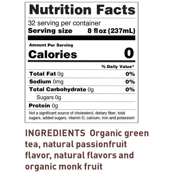 Keto - Friendly Sweet Tropical Green Iced Tea - 8 Pouches - Huckle Bee Farms LLC