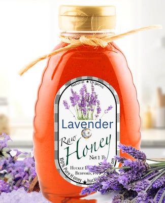 Lavender Infused Honey - Huckle Bee Farms LLC