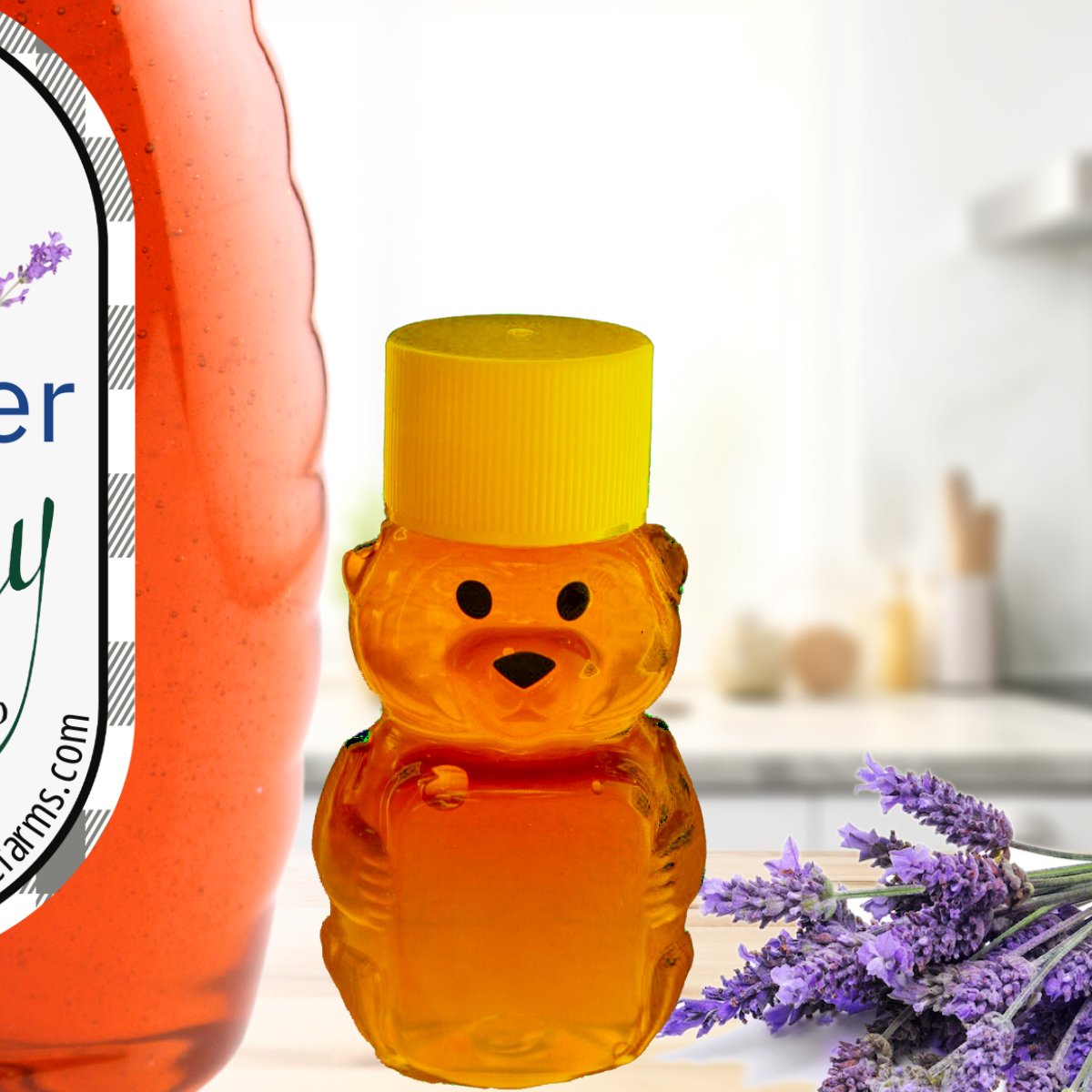 Lavender Infused Honey - Huckle Bee Farms LLC