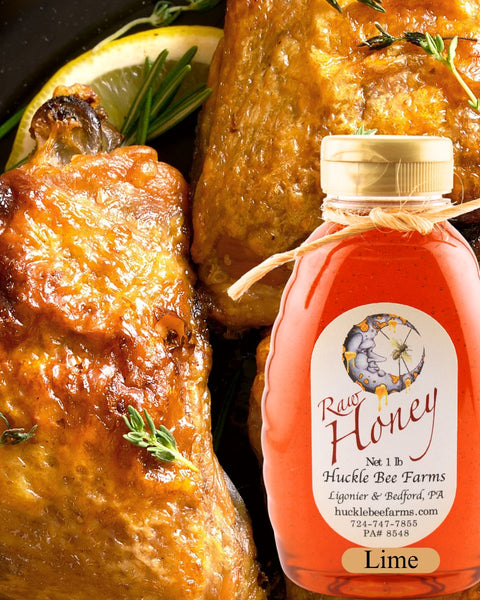 Lime Infused Honey - Huckle Bee Farms LLC