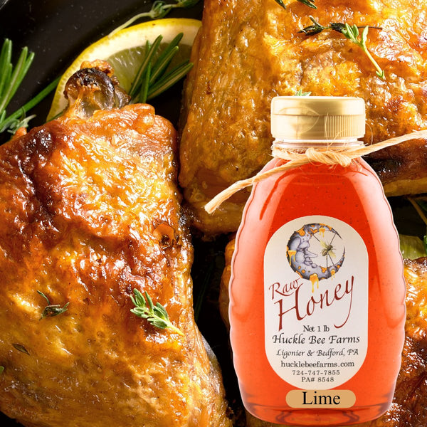 Lime Infused Honey - Huckle Bee Farms LLC