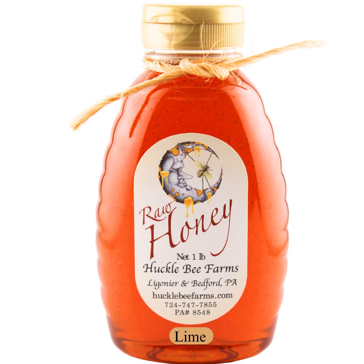 Lime Infused Honey - Huckle Bee Farms LLC