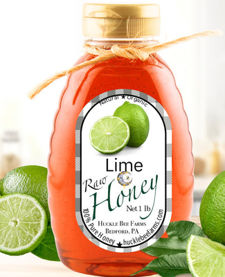 Lime Infused Honey - Huckle Bee Farms LLC