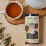 Mango Ceylon Black Tea - Tin 50 Tea Bags - Huckle Bee Farms LLC