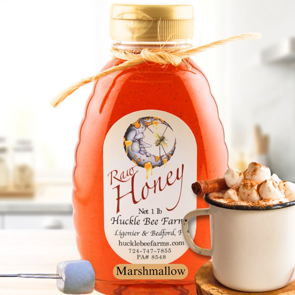 Marshmallow Flavored Honey - Huckle Bee Farms LLC