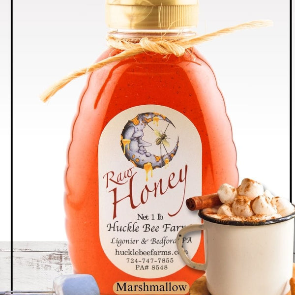 Marshmallow Flavored Honey - Huckle Bee Farms LLC