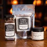 Mesquite Smoked Sea Salt - Huckle Bee Farms LLC