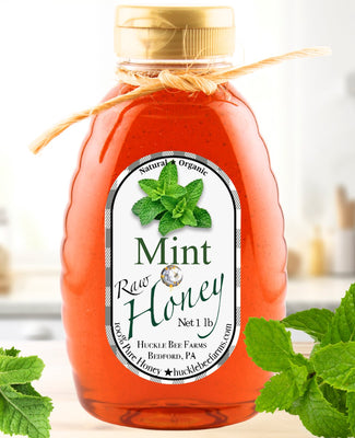 Mint Infused Honey - Huckle Bee Farms LLC