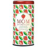 Mom You're the Berry Best Gift Tea (Strawberry Vanilla Red Tea) - Tin 36 Tea Bags - Huckle Bee Farms LLC
