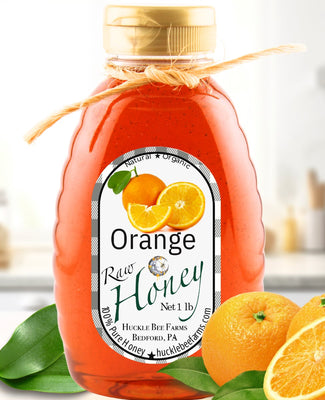 Orange Infused Honey - Huckle Bee Farms LLC