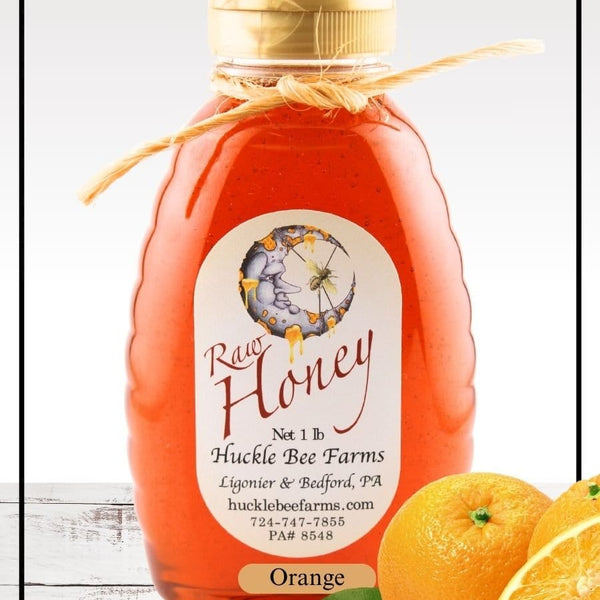Orange Infused Honey - Huckle Bee Farms LLC