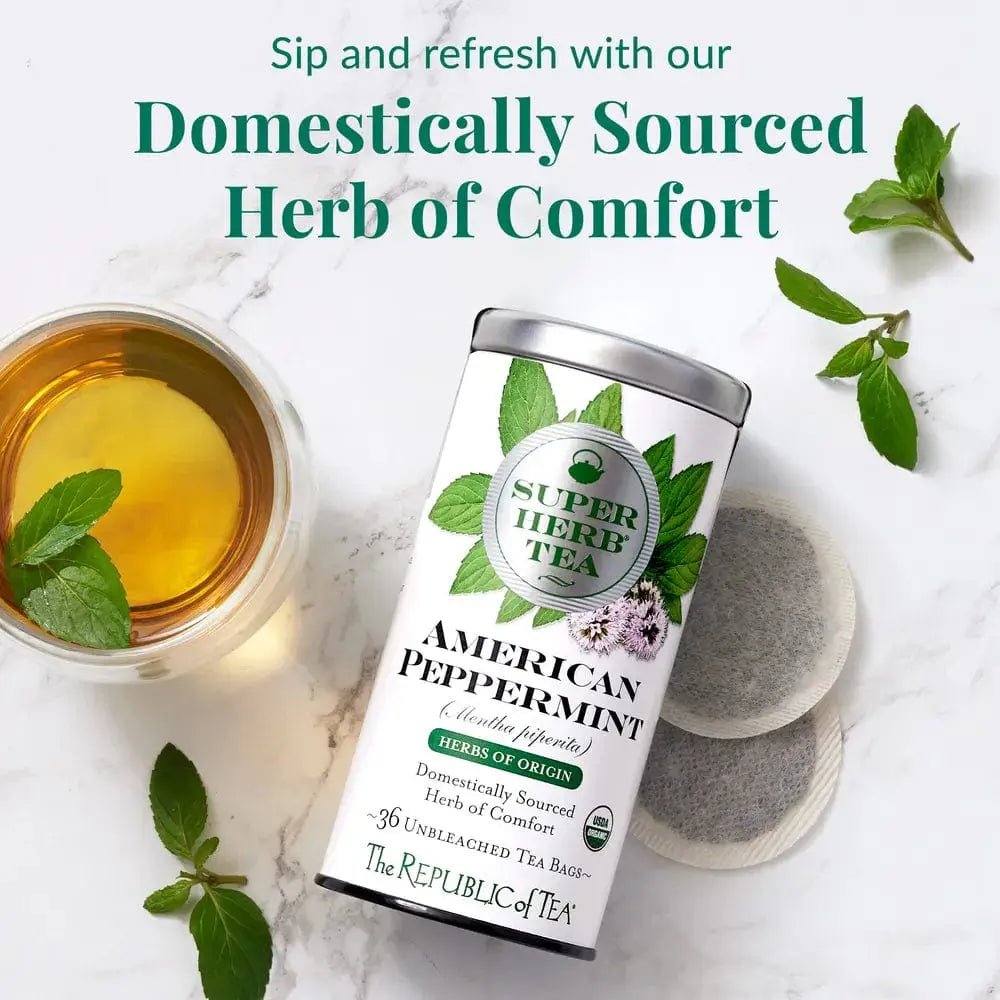 Buy Organic American Peppermint SuperHerb® Tea Bags Online