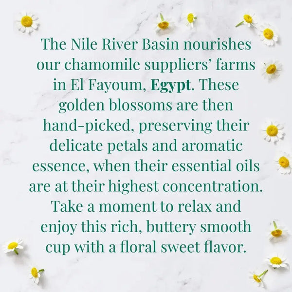 Organic Egyptian Chamomile SuperHerb® Herbs of Origin Tea Bags - Tin 36Tea Bags - Huckle Bee Farms LLC