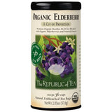 Organic Elderberry Red Tea - Tin 36 Tea Bags - Huckle Bee Farms LLC
