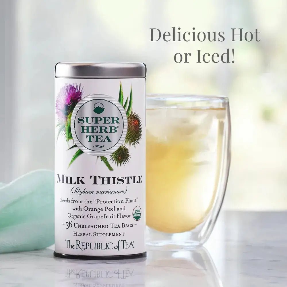 Organic Milk Thistle SuperHerb® Tea Bags - 36 Tea Bags - Huckle Bee Farms LLC