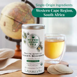Organic South African Green Rooibos SuperHerb® Herbs of Origin Tea Bags - Tin 36Tea Bags - Huckle Bee Farms LLC