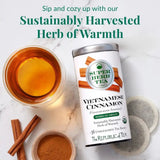 Organic Vietnamese Cinnamon SuperHerb® Herbs of Origin Tea Bags - Tin 36Tea Bags - Huckle Bee Farms LLC