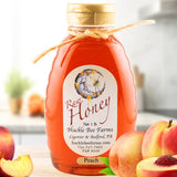 Peach Infused Honey - Huckle Bee Farms LLC