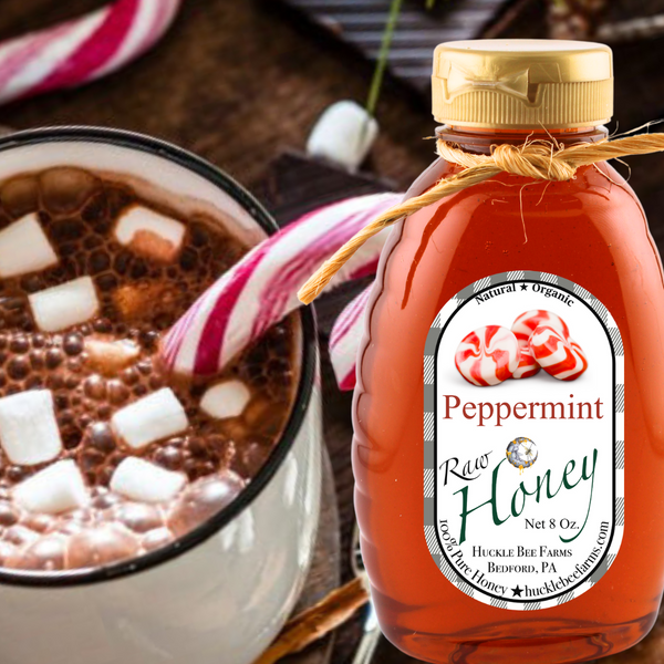 Peppermint honey and hot chocolate