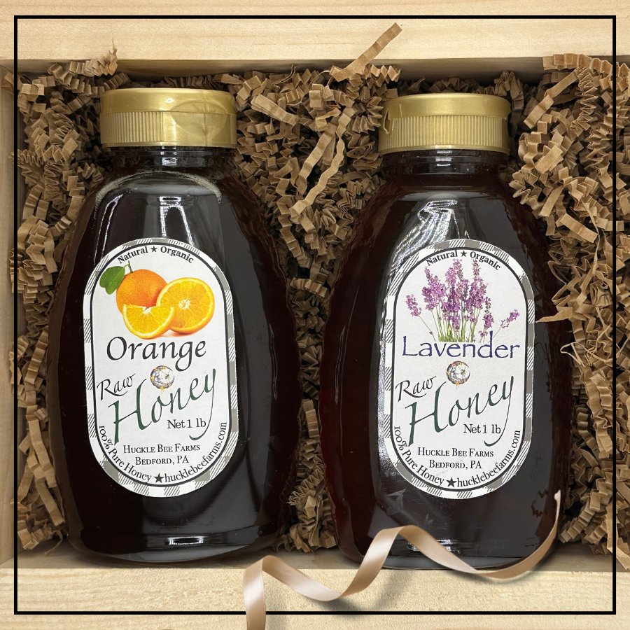 Pick - 2 Honey Gift Box - 2 Bottle - Huckle Bee Farms LLC