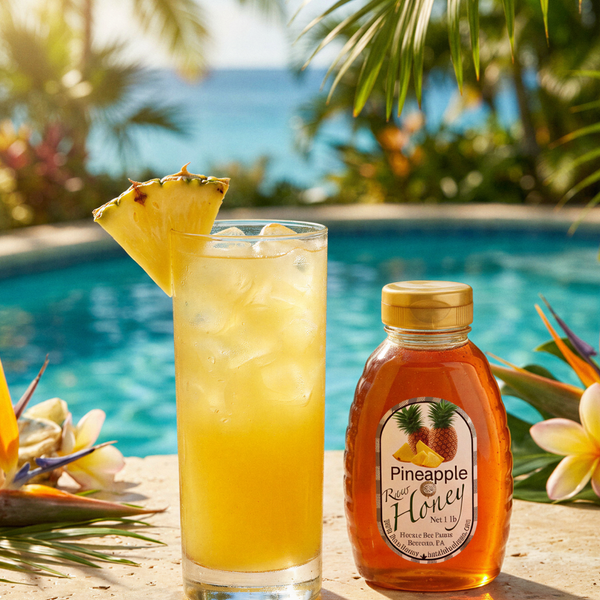 Pineapple Honey Bliss: 100% Pure Tropical Infusion - Huckle Bee Farms LLC