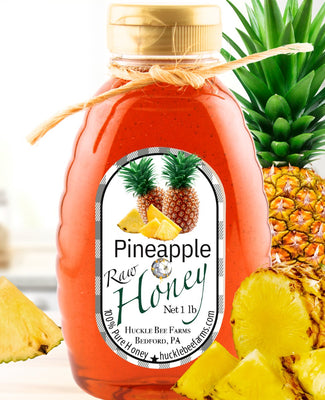 Pineapple Infused Honey - Huckle Bee Farms LLC