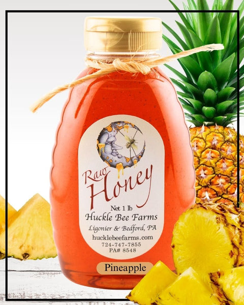 Pineapple Infused Honey - Huckle Bee Farms LLC