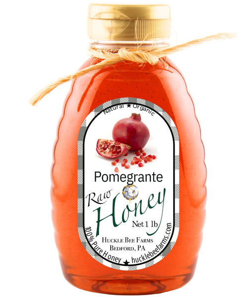 Pomegranate Infused Honey - Huckle Bee Farms LLC