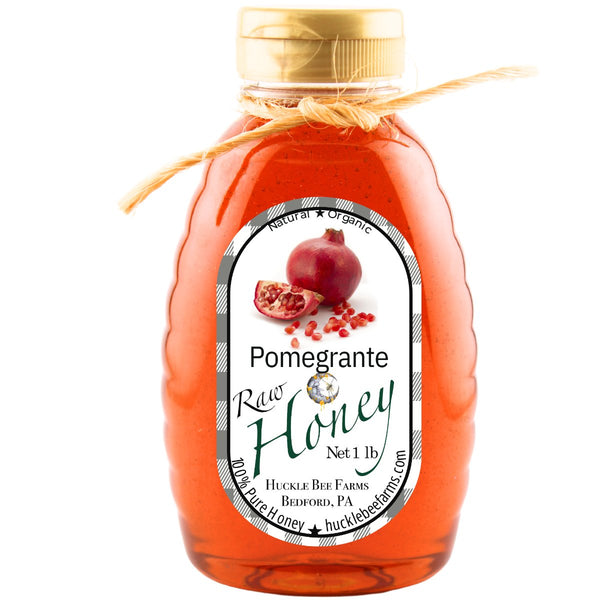 Pomegranate Infused Honey - Huckle Bee Farms LLC