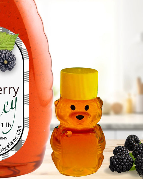 Pure Blackberry Infused Honey - Huckle Bee Farms LLC