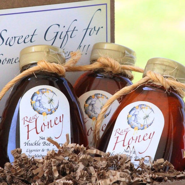 Queen Size Pick-3 Gift Box with raw honey jars