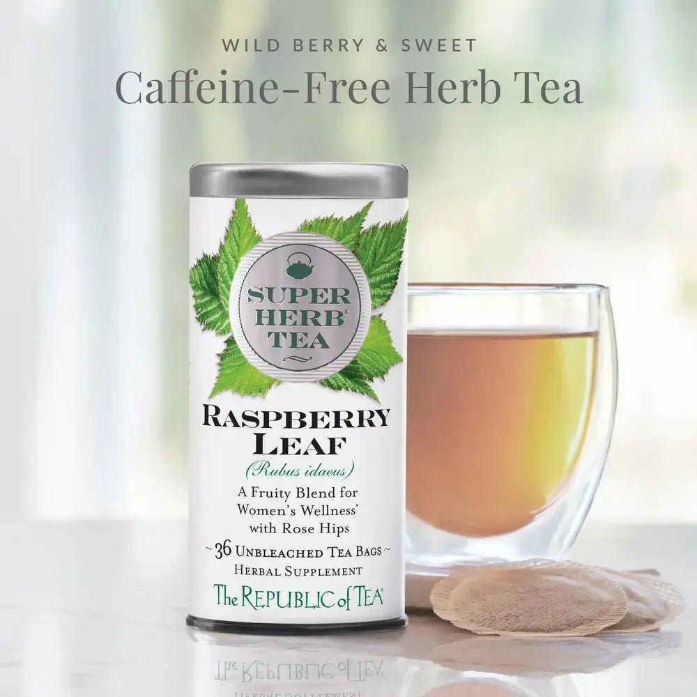 Raspberry Leaf SuperHerb® Fruity Blend For Women's Wellness - 36 Tea Bags - Huckle Bee Farms LLC